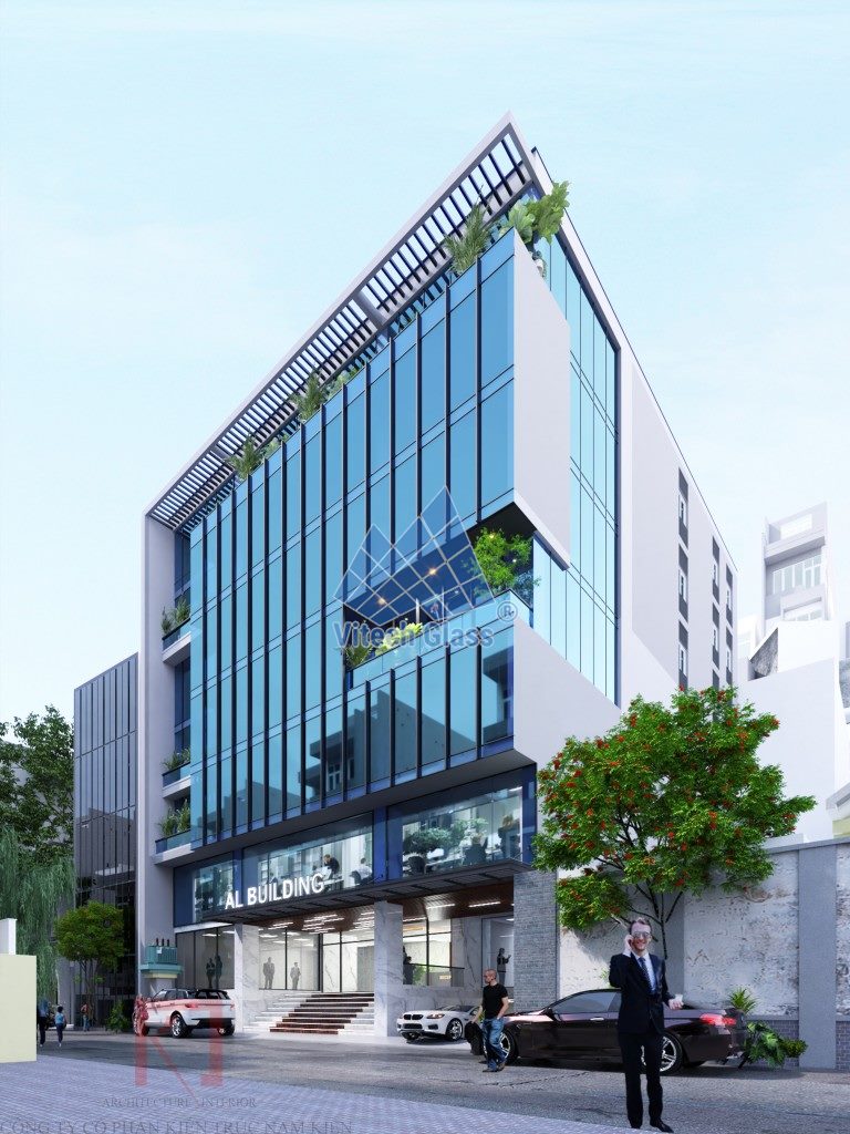 Mặt tiền Office Building Phổ Quang