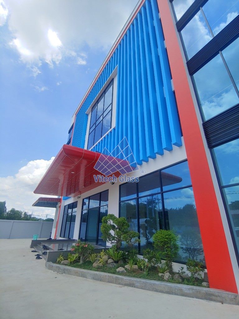 Hoàn thiện thi công mái đón Canopy