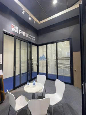 Cửa đi lùa nhôm PMI L100F