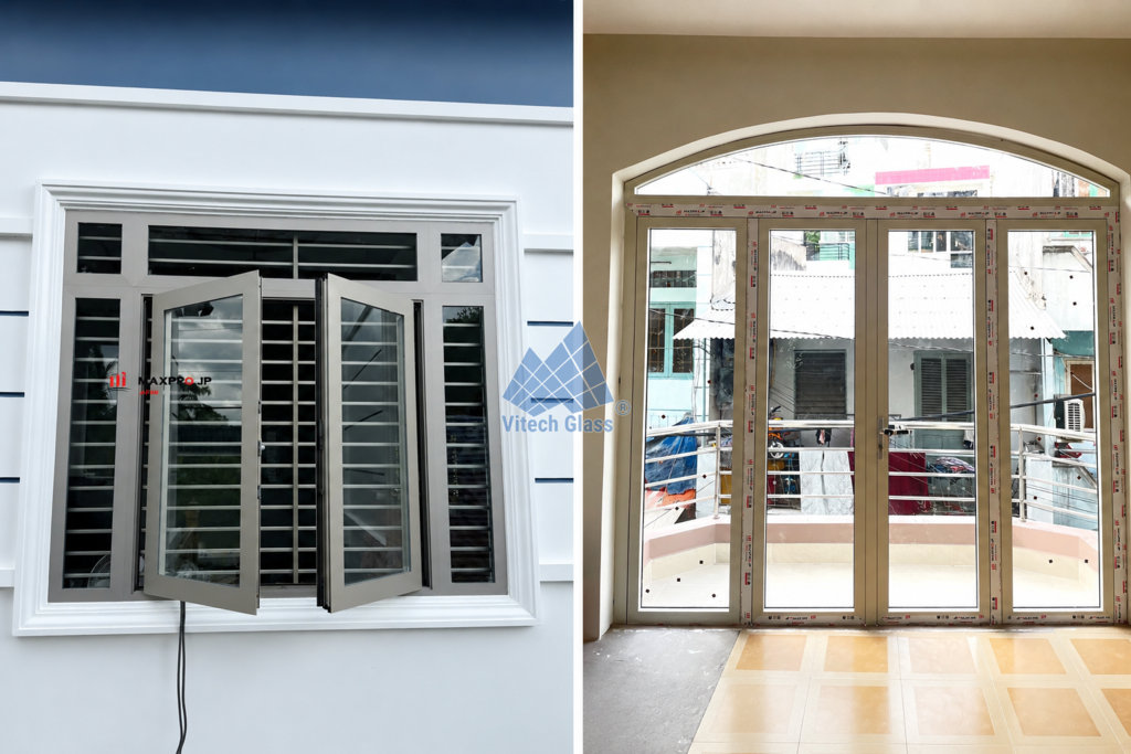 Công trình thực tế sử dụng cửa nhôm Maxpro