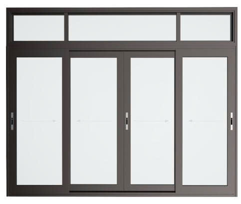 Cửa sổ nhôm Maxpro SW65 4 cánh mở trượt