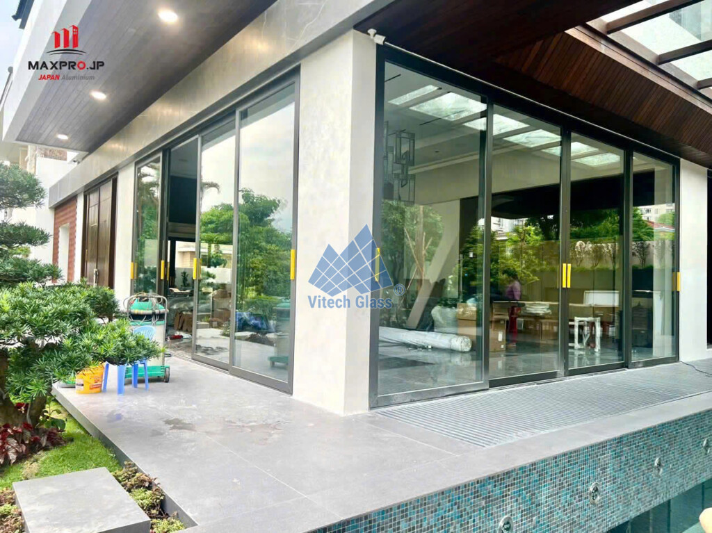 Cửa nhôm Maxpro cao cấp cho công trình nhà ở hiện đại
