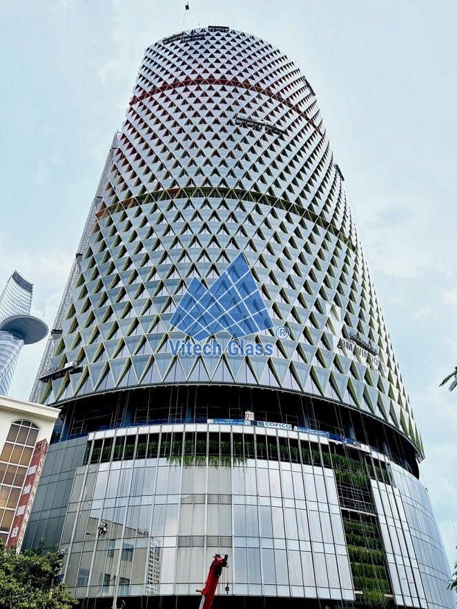 Mặt dựng Unitized cho công trình cao tầng