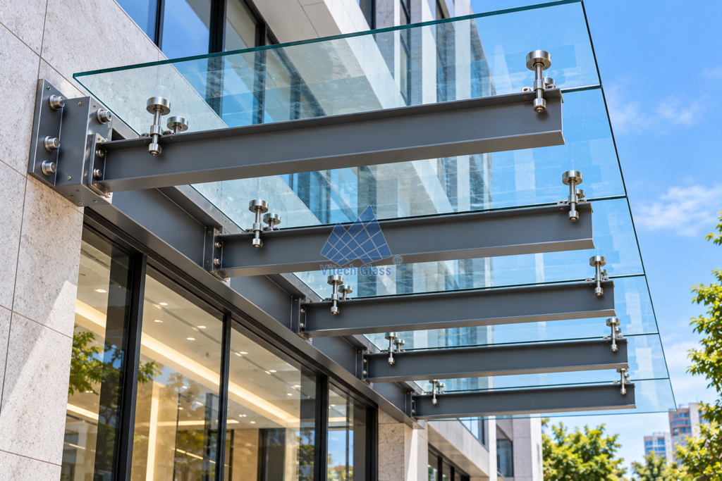 Kết cấu thi công mái đón Canopy