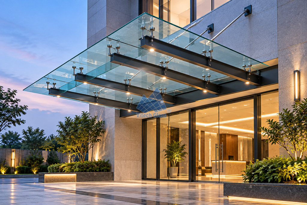 Mái đón Canopy cho công trình hiện đại